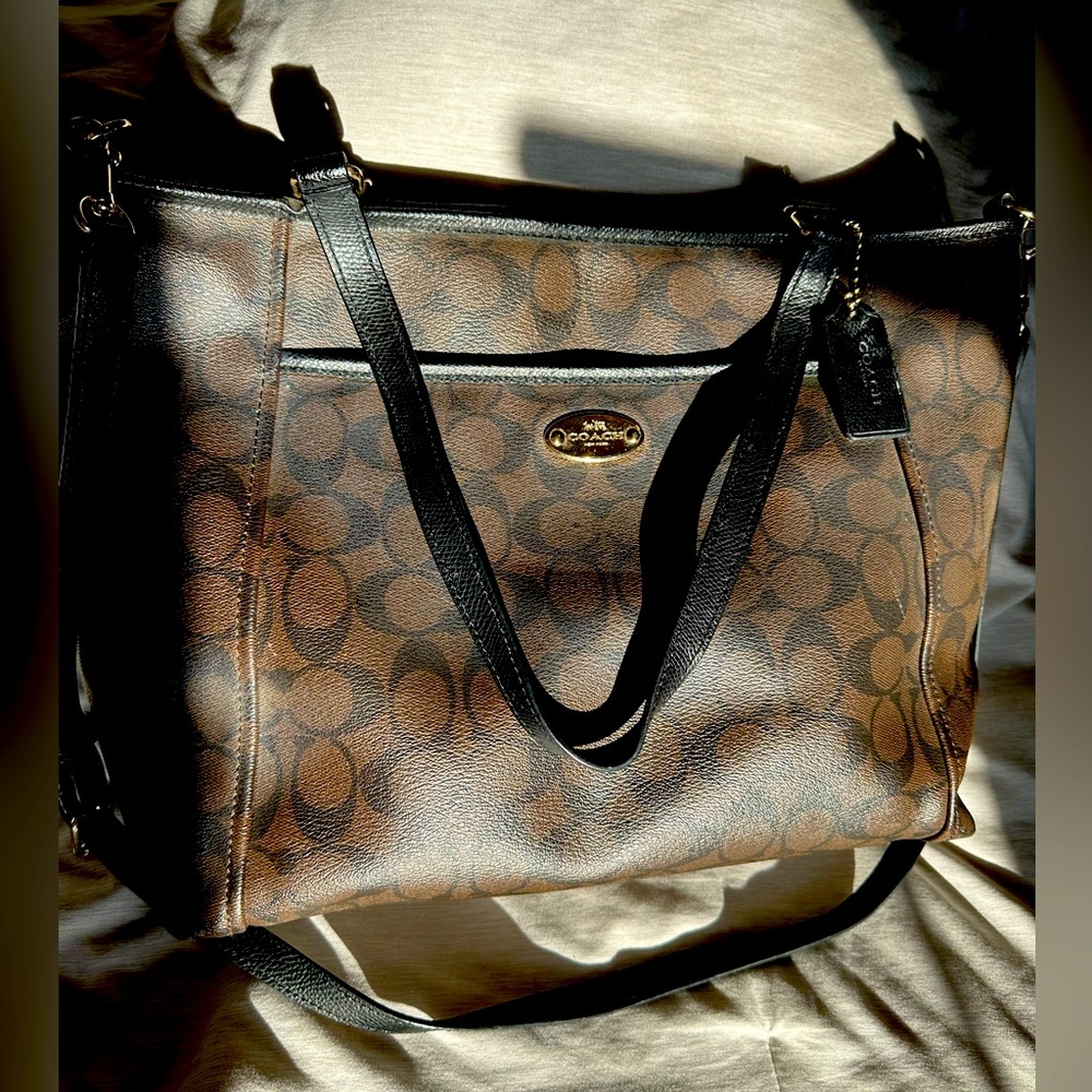 Coach large crossbody bag